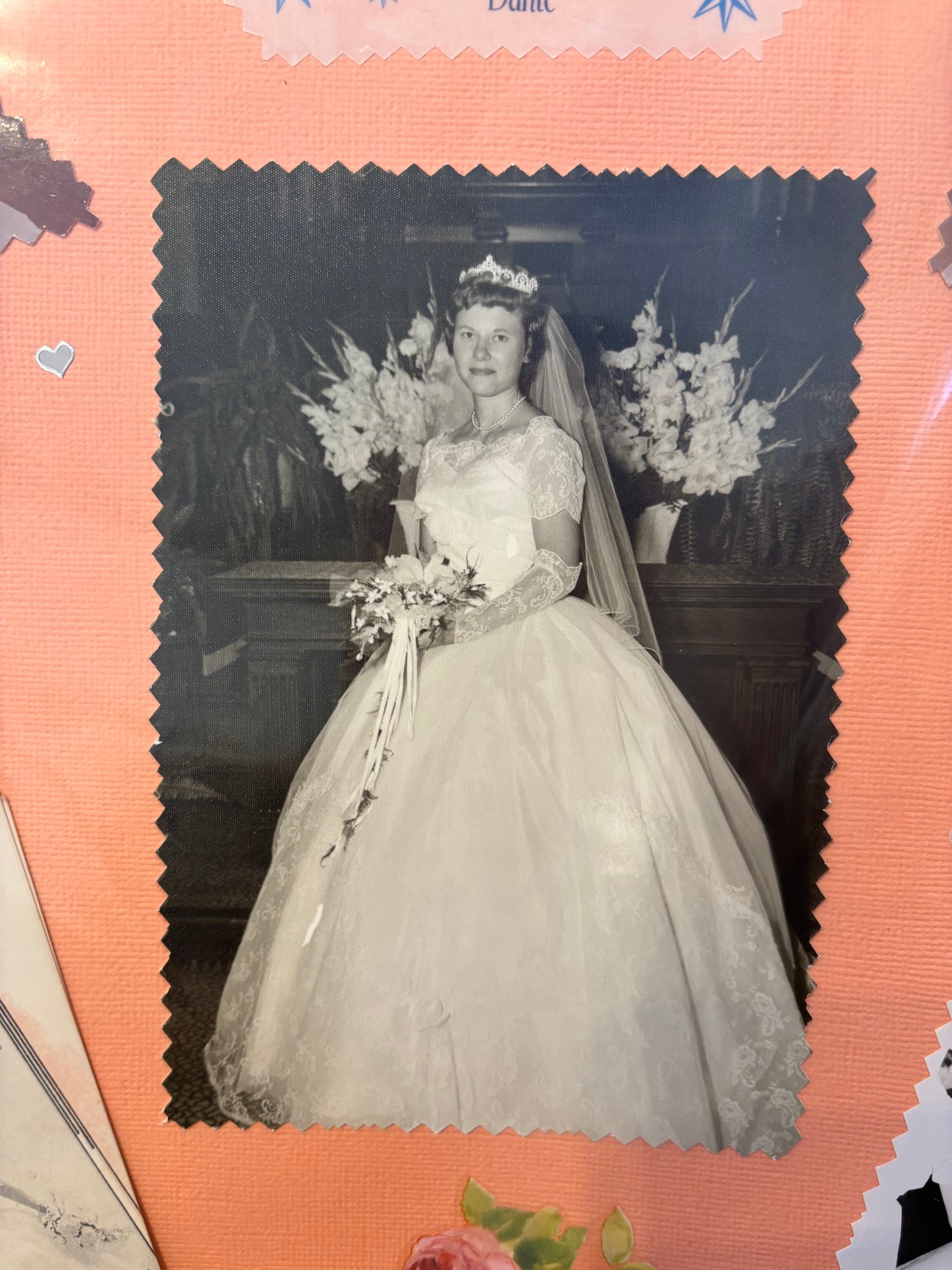 Gloria: 1960s Ballgown with Rosettes and Lace