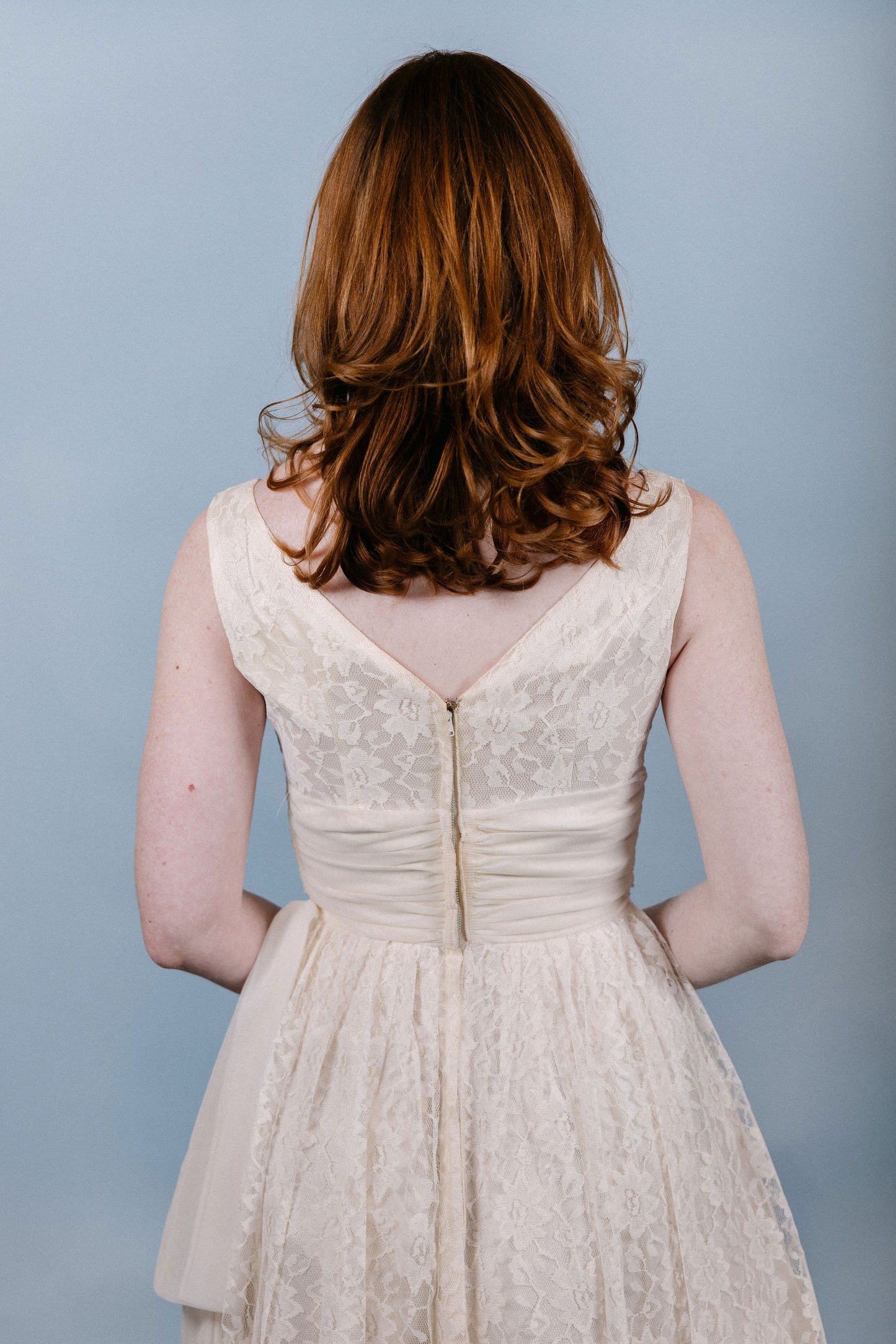 Reagan: 1950s white mini dress