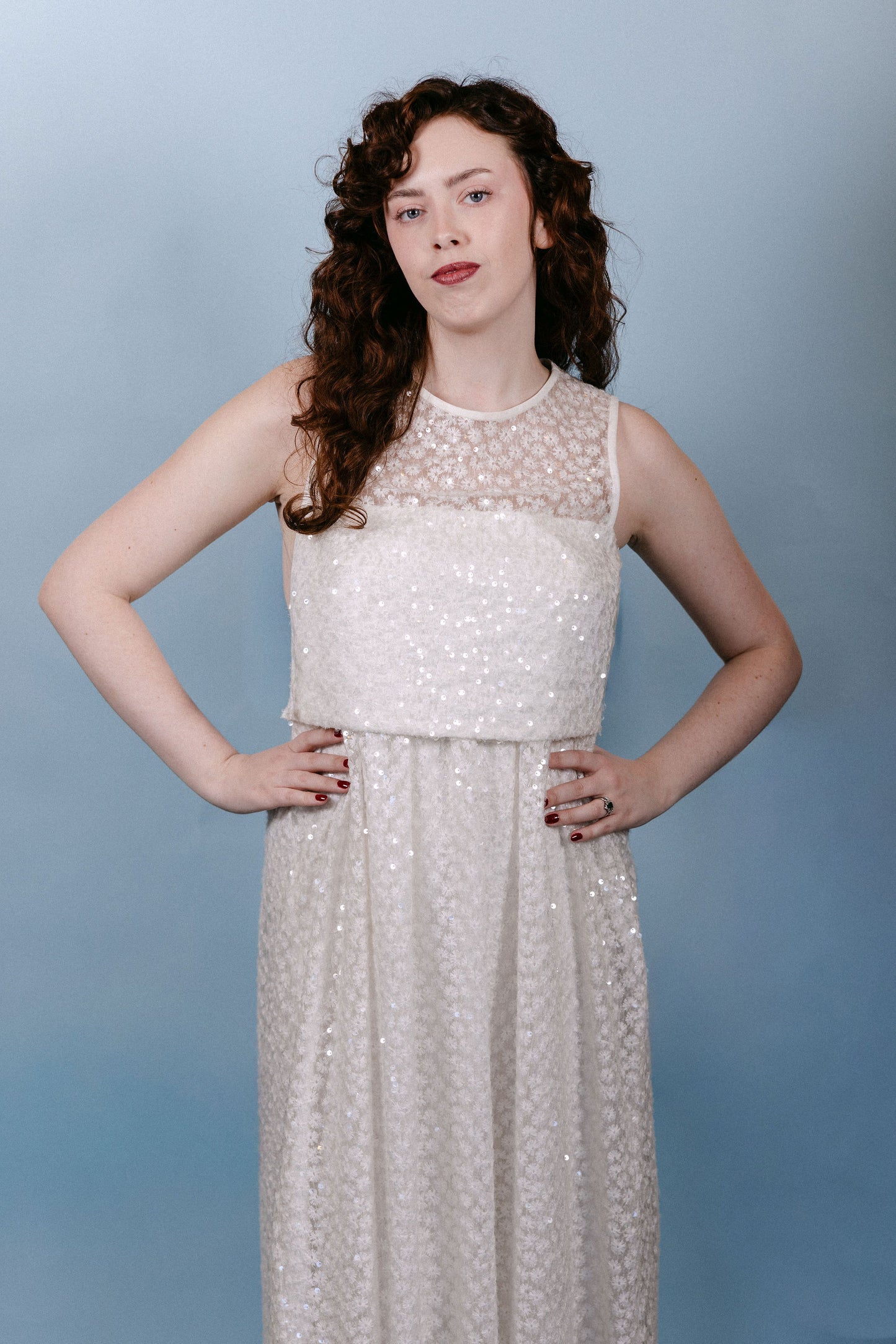 Marley: Cropped Bodice with Sheath Skirt (2 pc set)