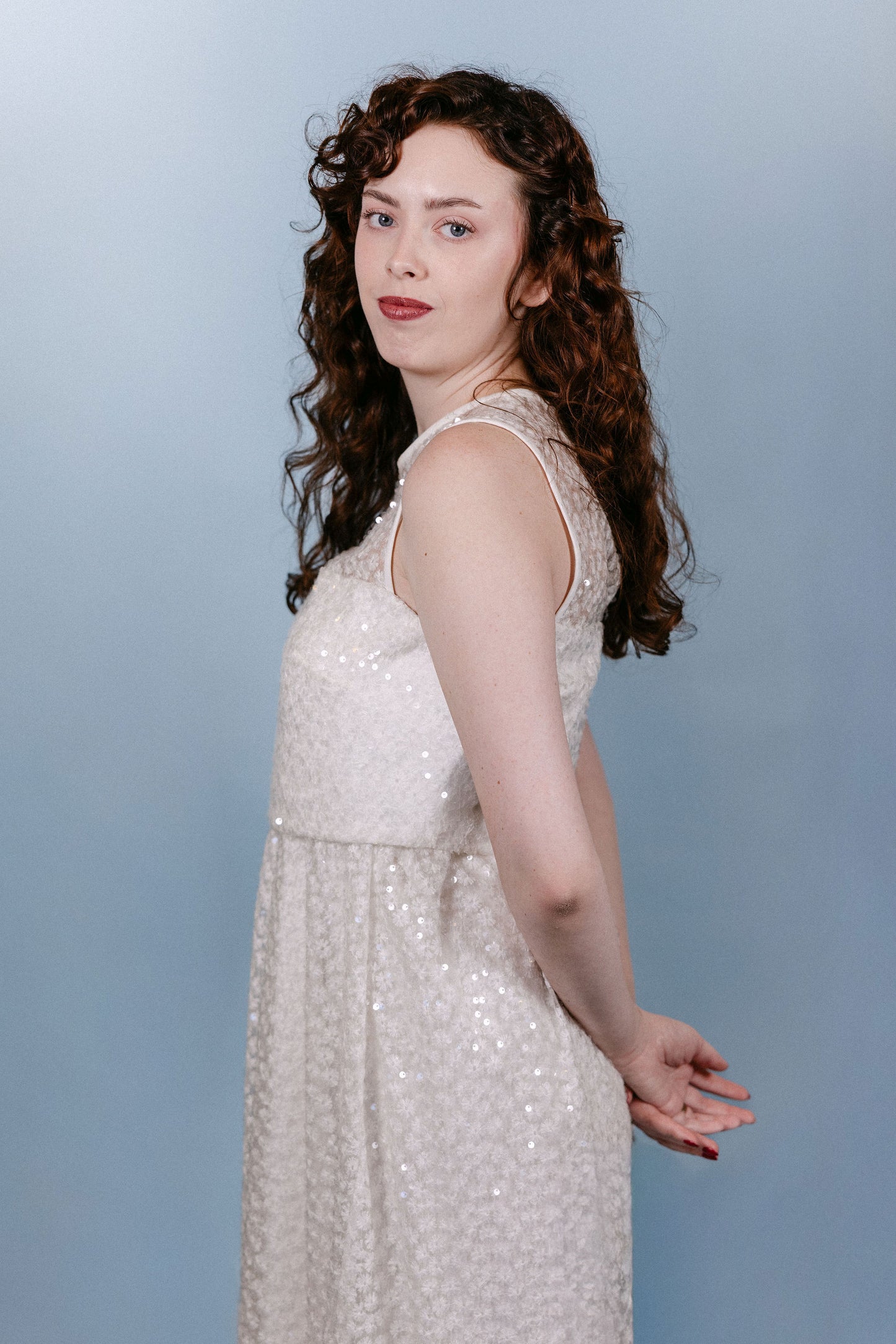 Marley: Cropped Bodice with Sheath Skirt (2 pc set)