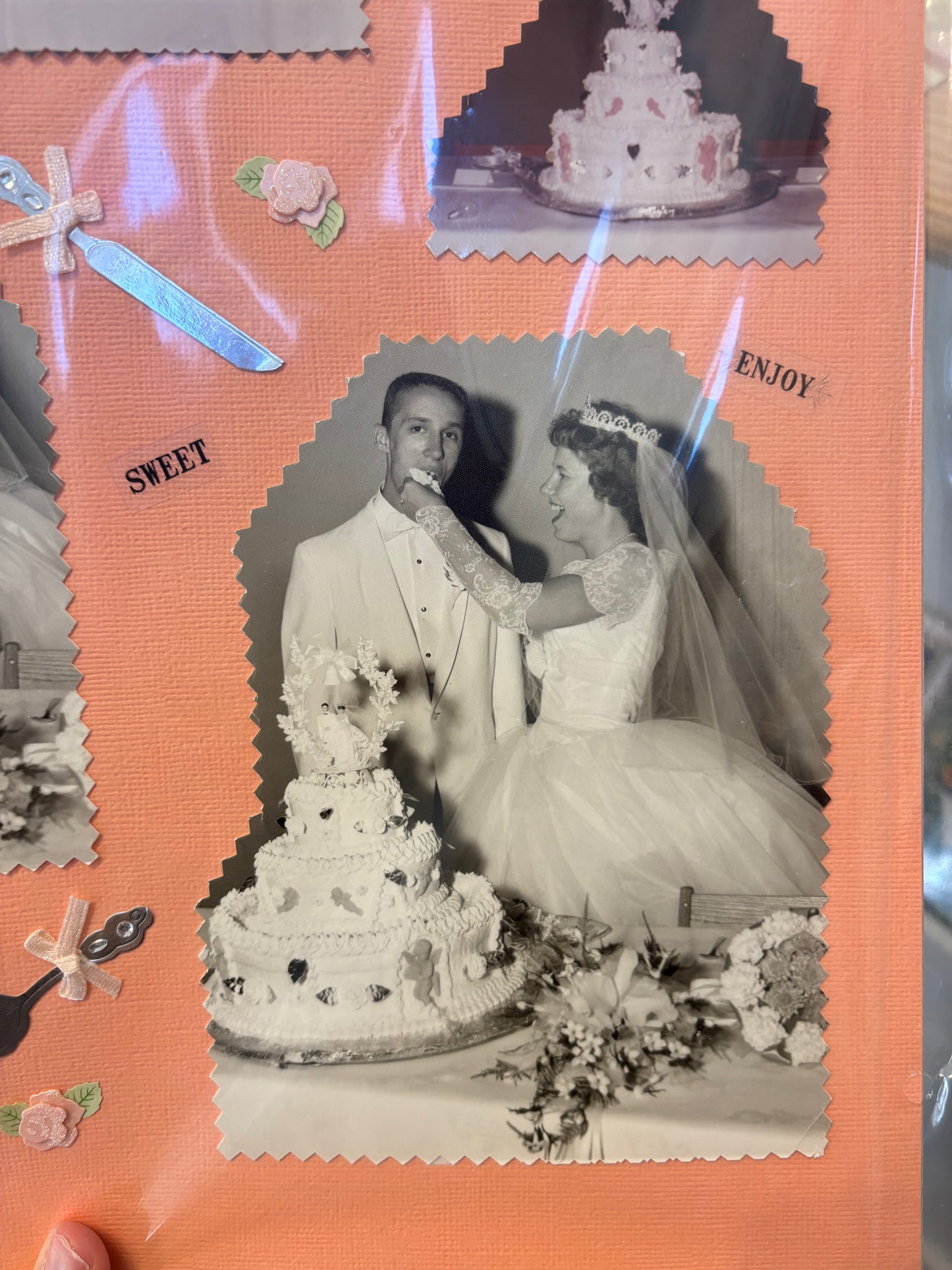 Gloria: 1960s Ballgown with Rosettes and Lace