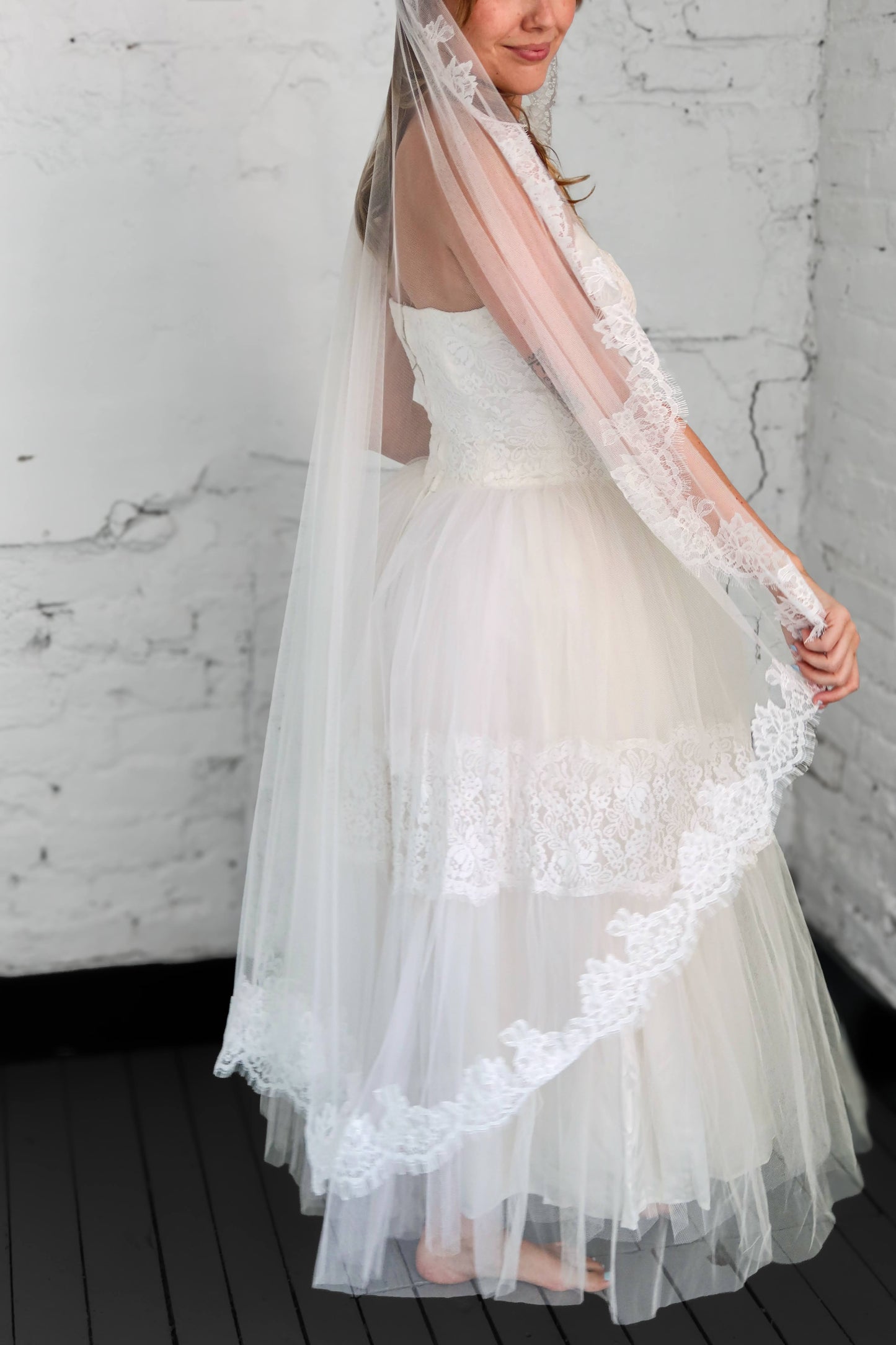 Jesse: 1960s Tea Length Tulle Layered Dress